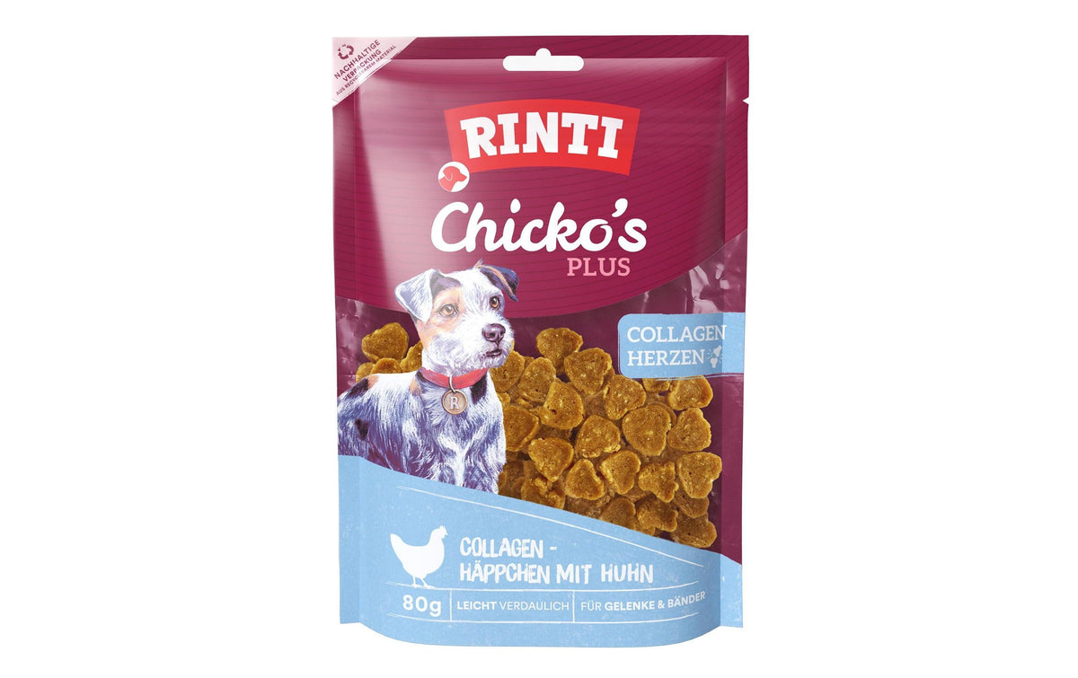 Rinti Chickos Plus Collagen Hearts 80 g