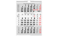 Simplex 3-Monats-Wandkalender 2027 Sonntage rot, mit Spiralbindung, 310x400mm