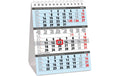 Simplex 3-Monats-Tischkalender 2027 Spiralbindung und Kartonsteller, 125x155mm