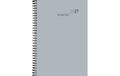 SIMPLEX Wochenagenda 2027, silber-grau 169 x 240 mm,1W/2S