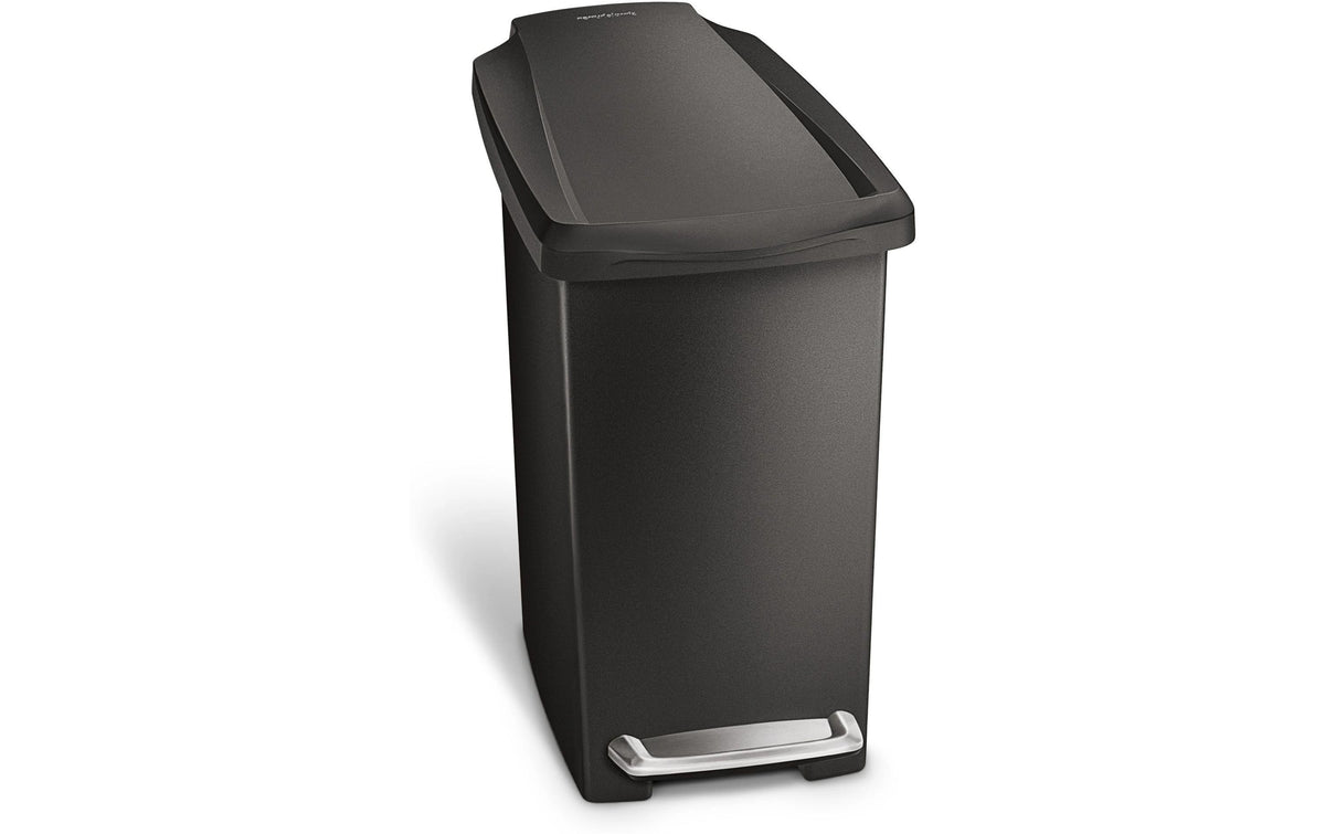 Simplehuman Treteimer, 10L Kunststoff, Schwarz
