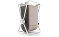 Simplehuman Wäschekorb single, 150 L Weiss-Beige, 100% recyceltem Polyester