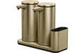 SimplehumanSensorspender mit Caddy,2x414 ml Gold matt, Edelstahl