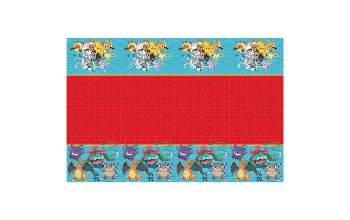 Fiesta Tischdecke Pokemon 120 x 180 cm, 1 Stk, Plastik