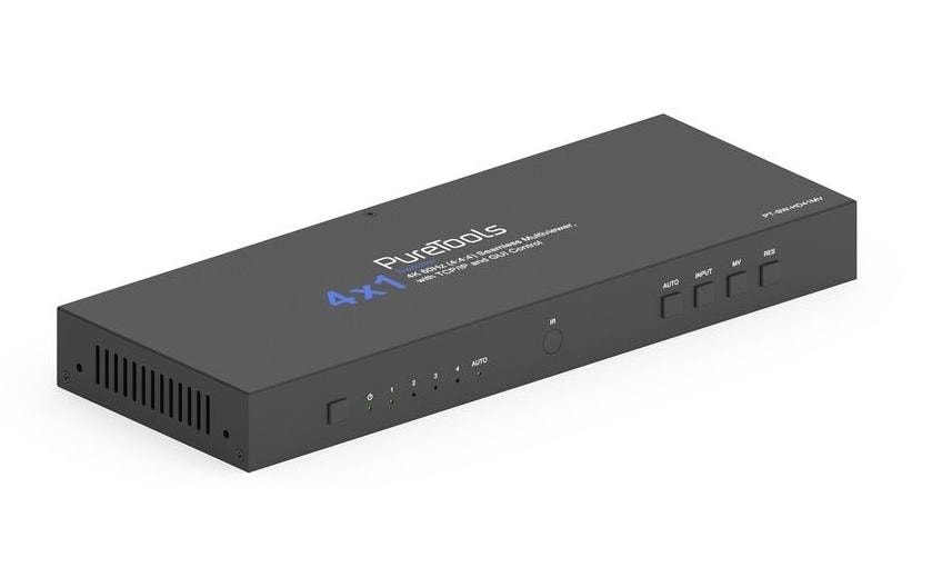 PureToolsPT-SW-HD41MV 4x1 HDMI 2.0 Multiview Seamless Switch, 4K