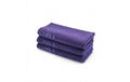 3er Set Edgeless Towel 40x40cm , 350 GSM , Violett