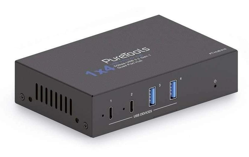 PureTools PT-HUB-010 1x4 USB 3.2 Gen1 Hub - 5Gbps