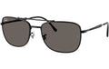 Ray-Ban RB3755, BLACK Sonnenbrille, Lens DARK GREY