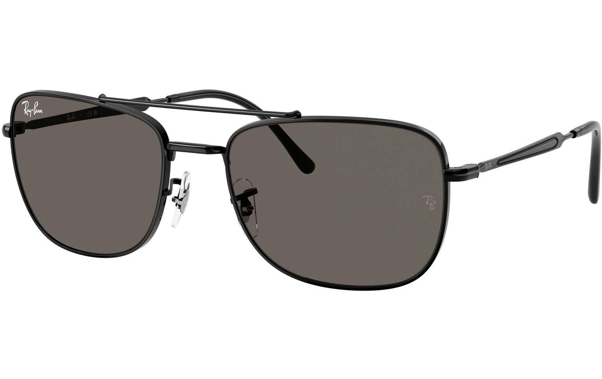 Ray-Ban RB3755, BLACK Sonnenbrille, Lens DARK GREY