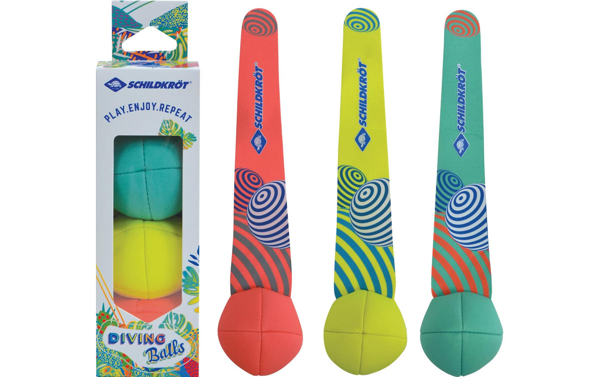 Schildkröt Neopren Tauchbälle 3er Beach-Design