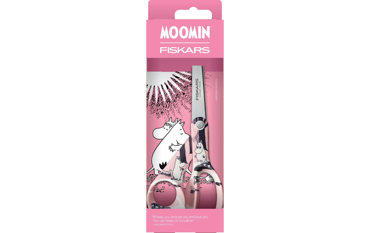 Fiskars Universalschere Moomin Love 21cm, rosa