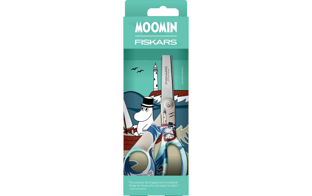 Fiskars Universalschere Moominpappa 21cm, türkis