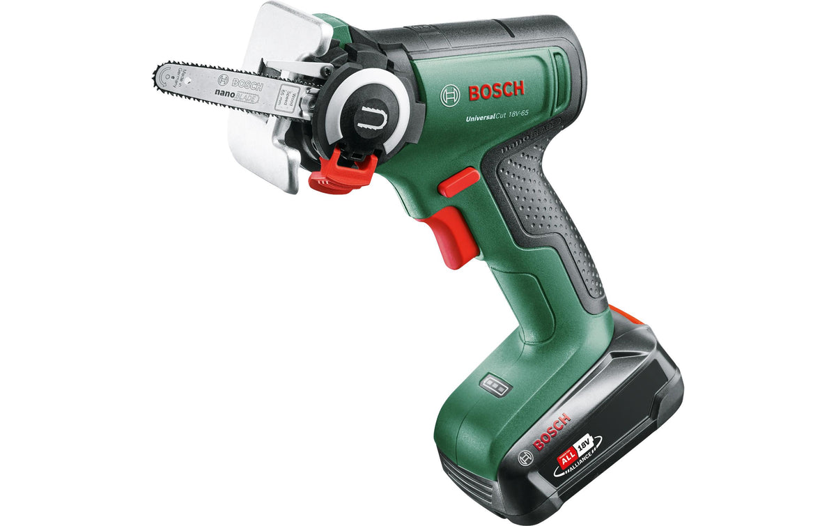 Akku-Säge mit NanoBlade-Technologie UniversalCut 18V-65, Ldg. AL18V-20