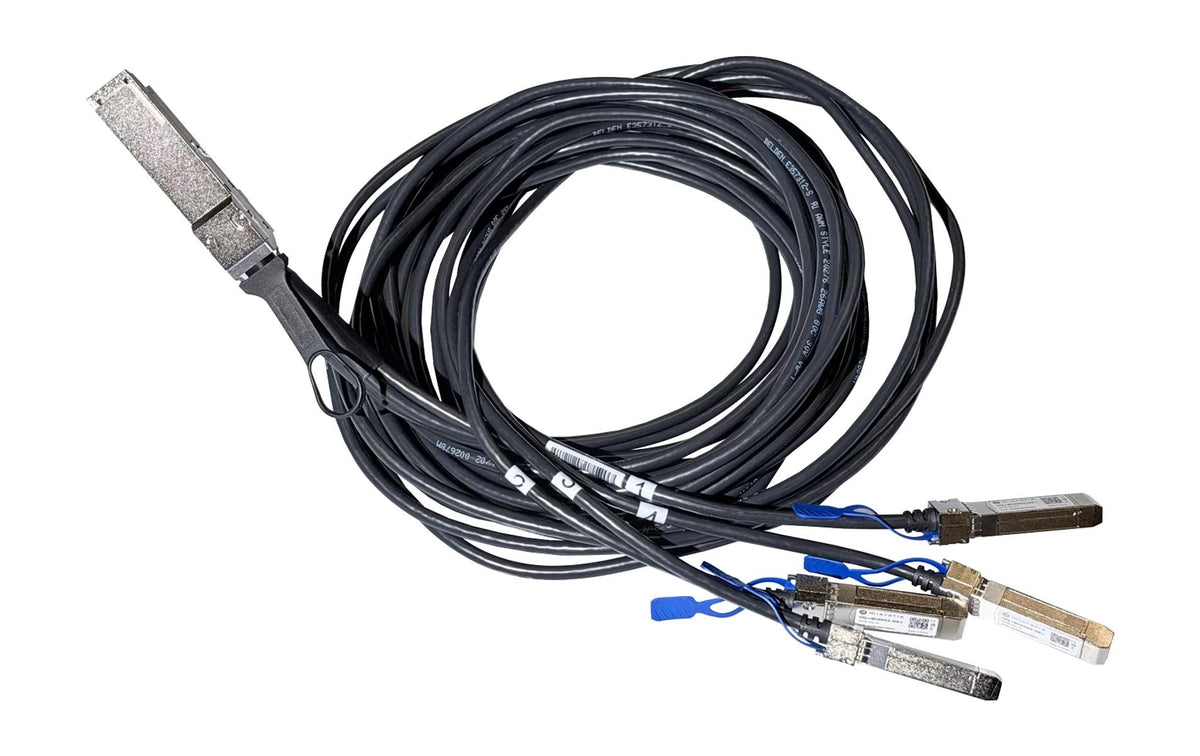 Mikrotik QSFP56 Breakout Kabel, 3m QSFP56-4xSFP28, 200GE zu 4x 50GE