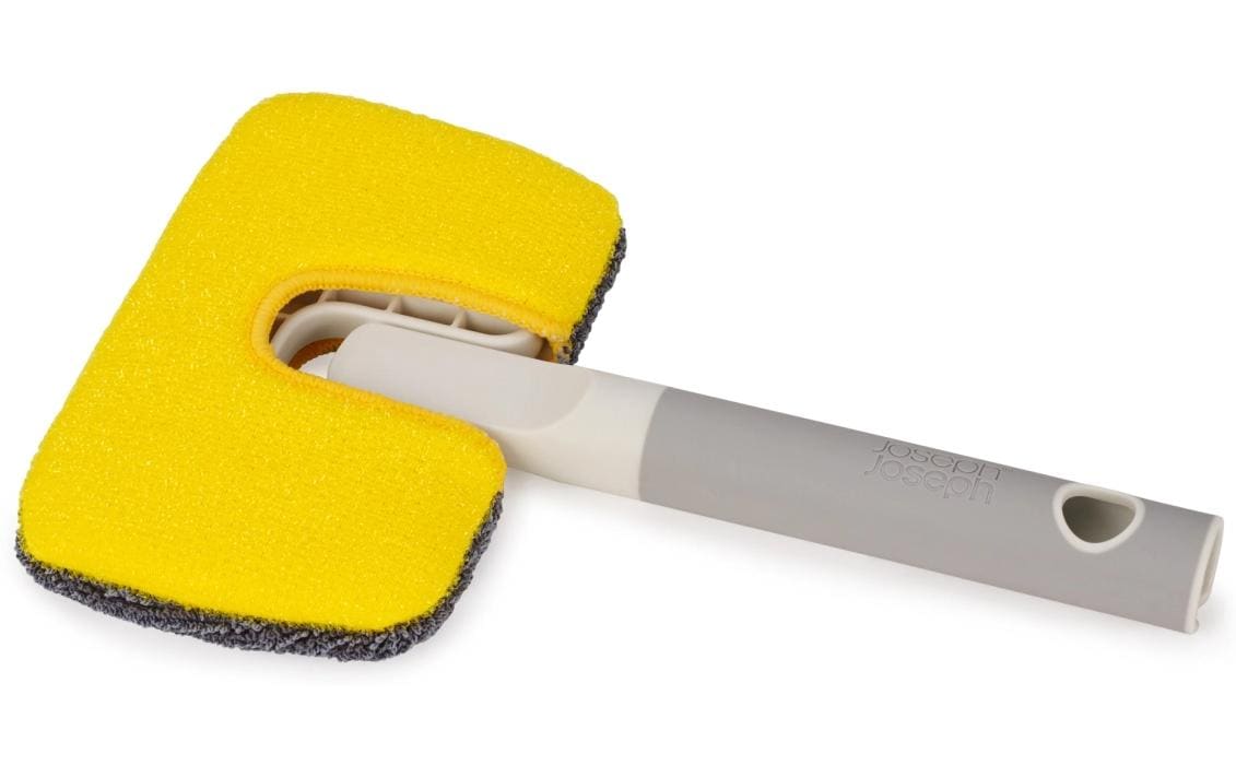 Joseph Joseph CleanTech Bodenschrubber 2-in-1, 3.5x17x18.5 light stone