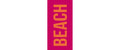Cawö Strandtuch Beach rot  90 x 180