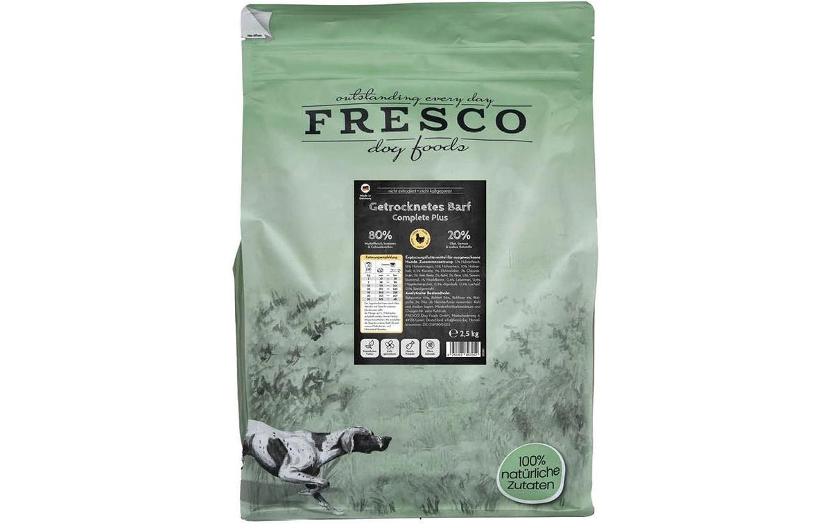 FRESCO Trockenfutter BARF Complete Plus Huhn, 2.5 kg
