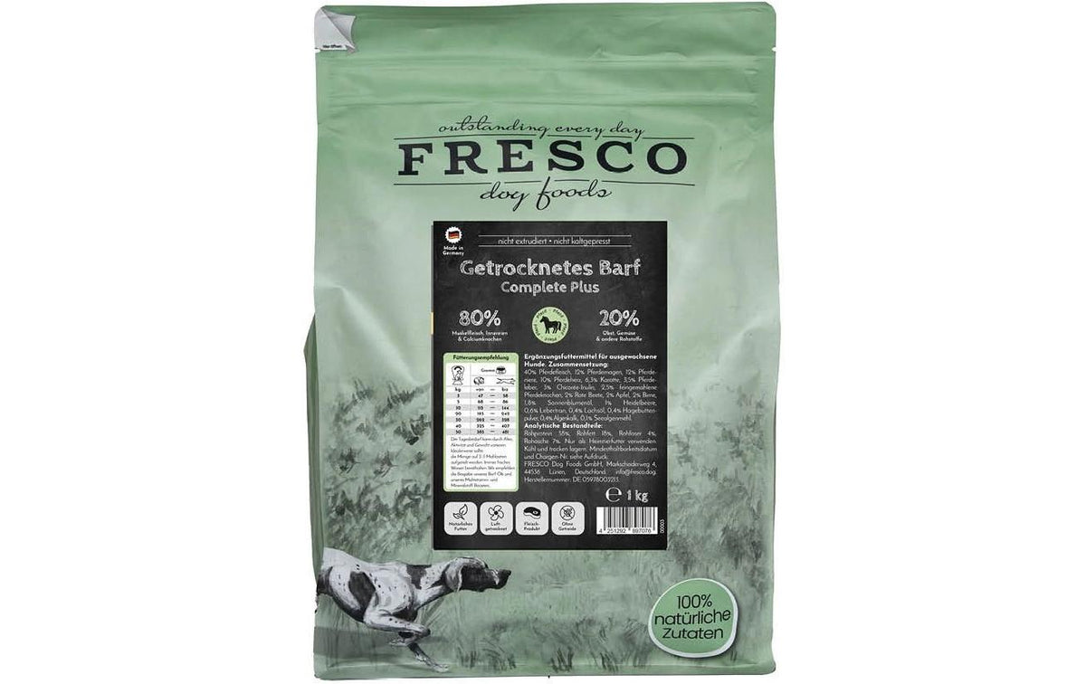 FRESCO Trockenfutter BARF Complete Plus Pferd, 1 kg