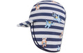 Swim Essentials UV-Mütze Bluey blau gestreift, Gr. 2, 1-2 Jahre