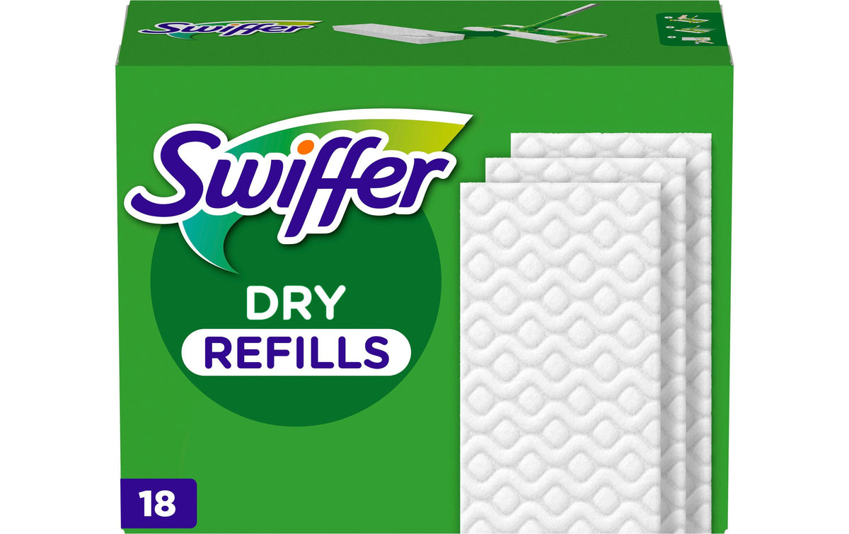 Swiffer Trocken Wischtücher ohne Duft Nachfüllpackung 18er