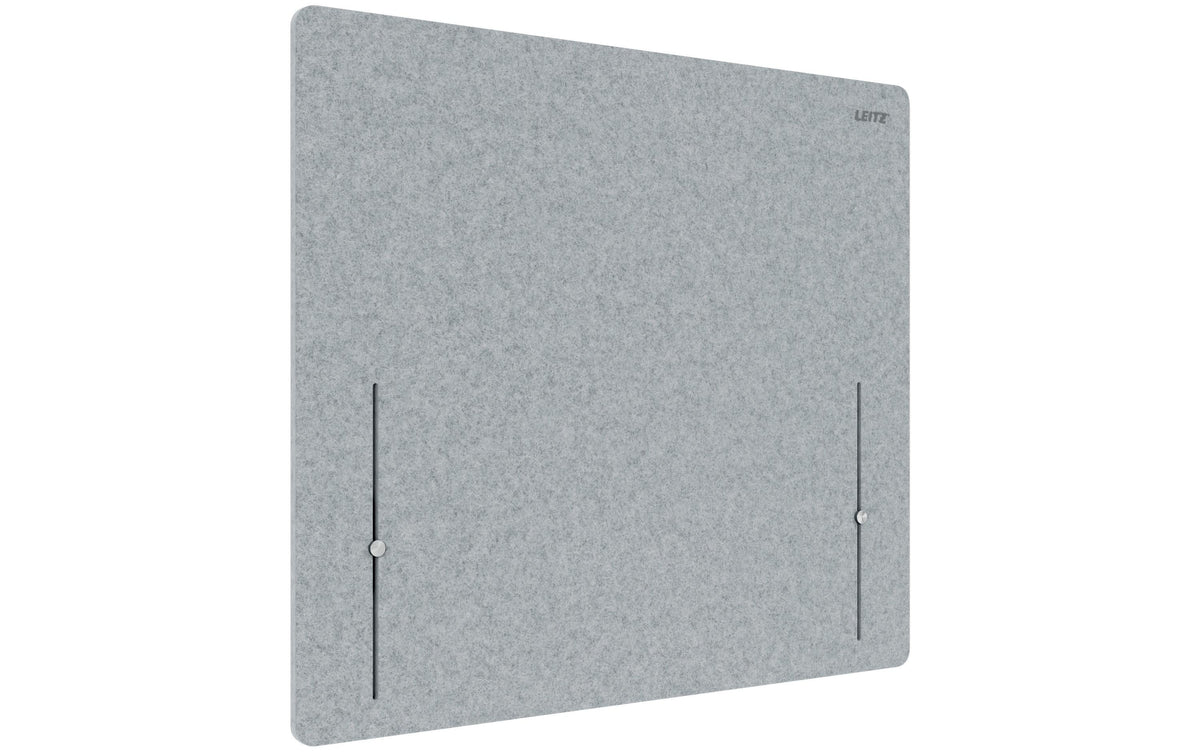 Leitz Ergo höhenverstellbare Tischtrennwand 80x70m, grau