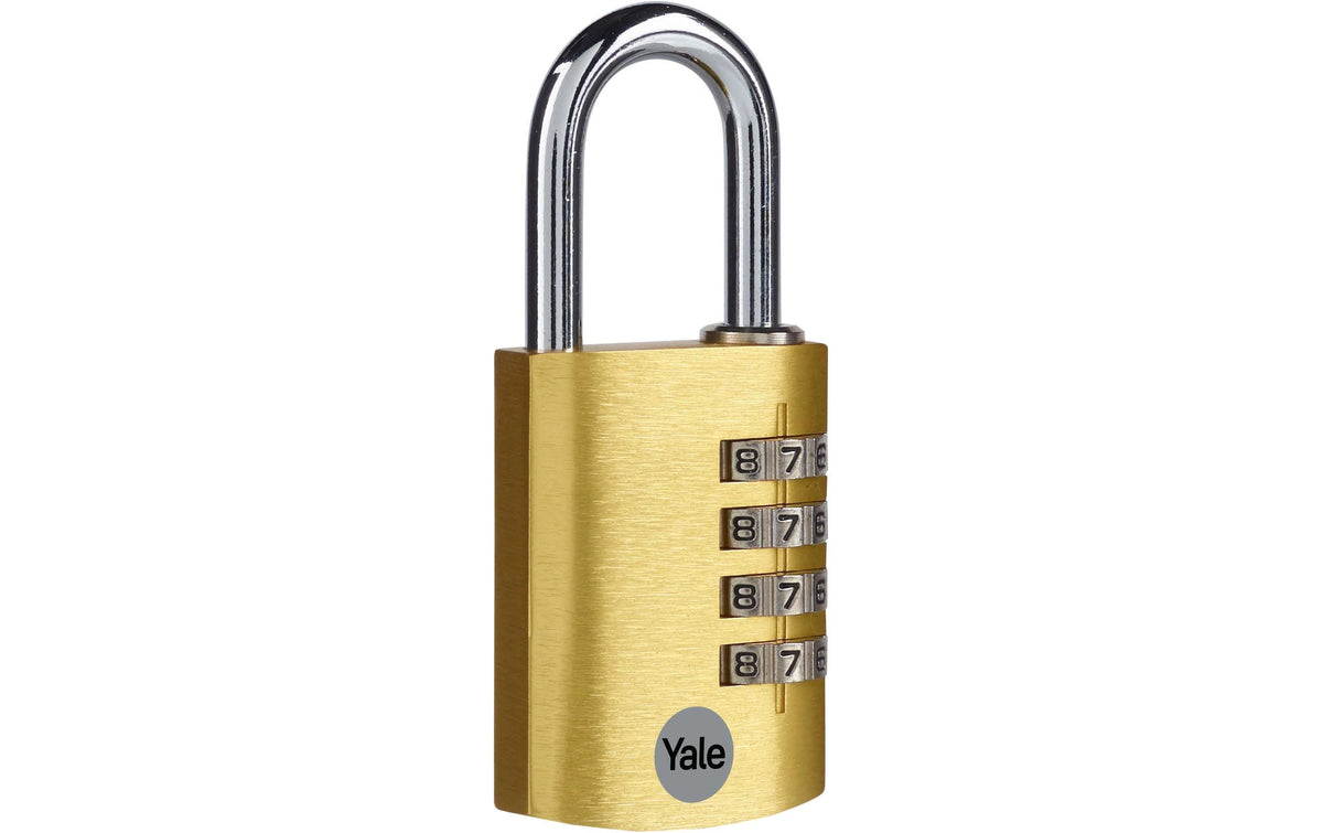 Zahlenschloss Aluminium YE3CB gold 38/31