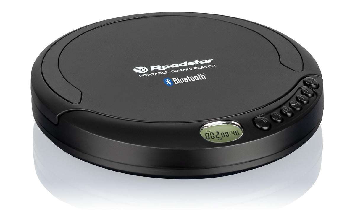 Roadstar PCD-499BT, Schwarz Portable CD Player mit BT Adapter
