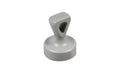 Berec Griffmagnet mit Öse, grau, 2-er Set Kunststoff, Ø 17 mm, Neodym