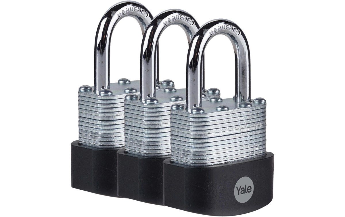 Vorhängeschloss Lamellenstahl Y125B 3er Set 40/22