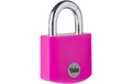Vorhängeschloss Aluminium YE3B pink 38/19