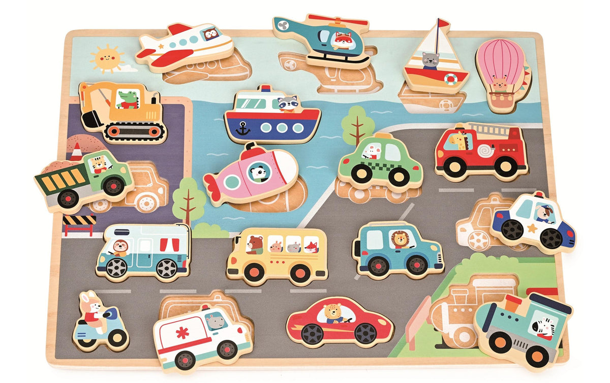 Spielba Puzzle Transportwelt