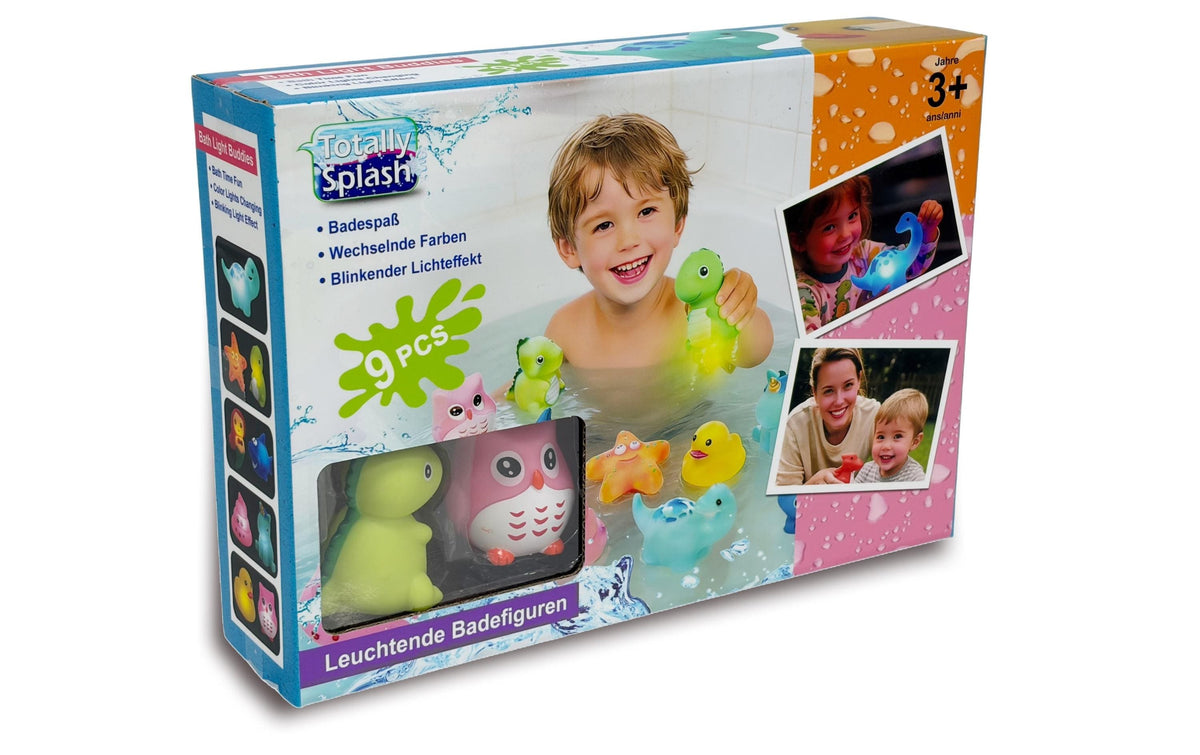 Totally Splash Leuchtende Badefiguren 9 Stück