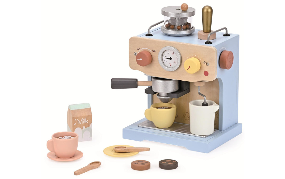 Spielba Kaffeemaschine mit viel Zubehör