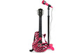 Bontempi Rockgitarre mit Standmikrofon pink