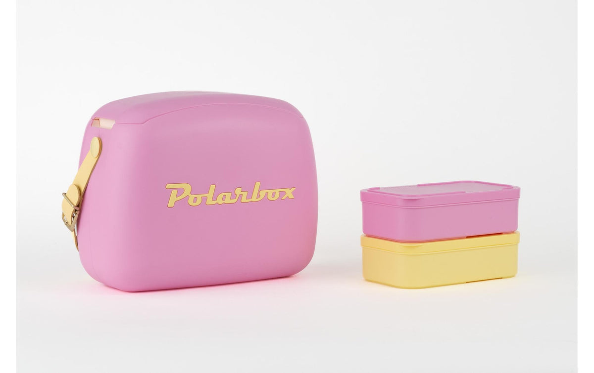 Polarbox CoolerBag bubblegum pink-cyan 6l inkl. 2 Frischhalte-Dosen
