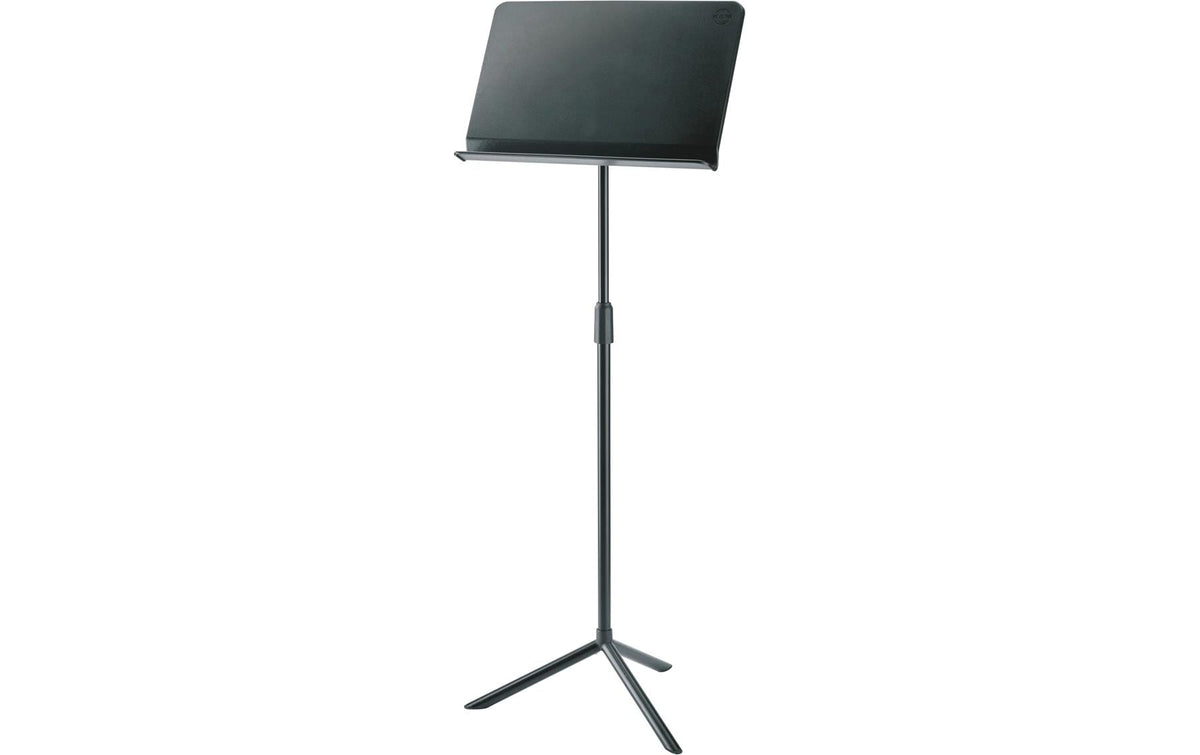 K&M 11925 Orchesternotenpult Kunststoffplatte, stapelbar, schwarz