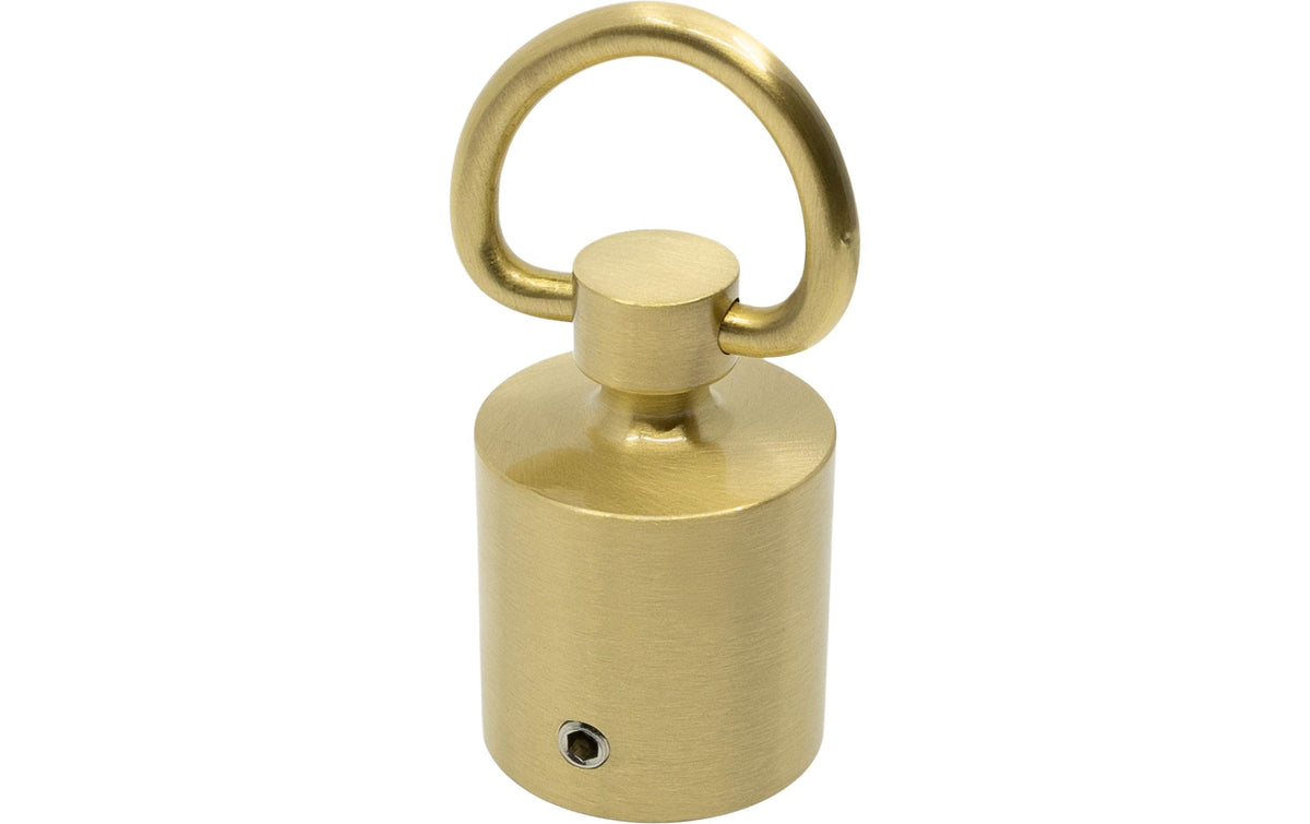 Seilendkappe/Ring 30mm Messing matt Beutel à 1 Stk.