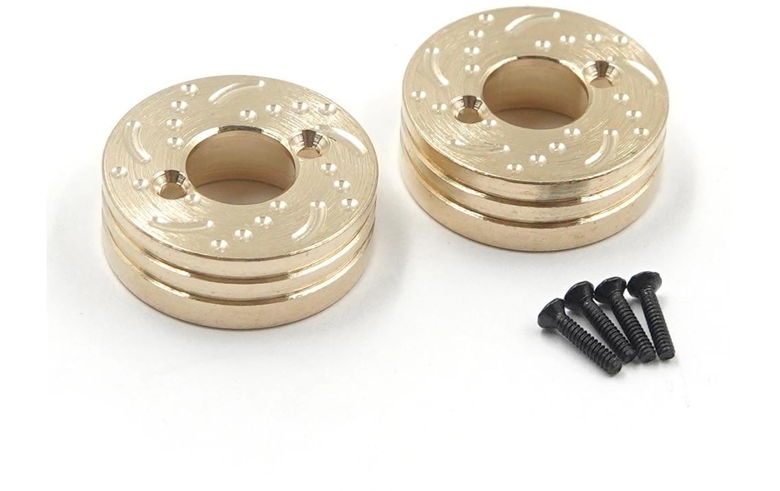 Yeah Racing Rear axle weights SCX30 2 Gewichte à 5g