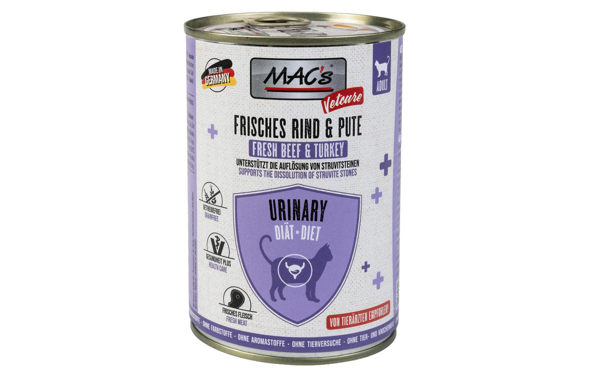 Macs Vetcare Urinary Rind & Pute 400 g