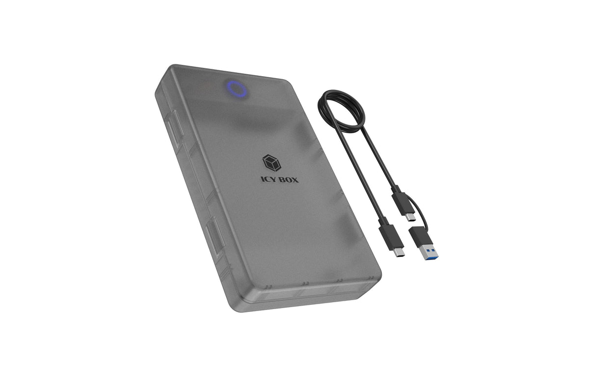 ICY BOX ext. 2.5" Gehäuse IB-388-CU3 Schwarz, USB3.2, Type-C, für SATA