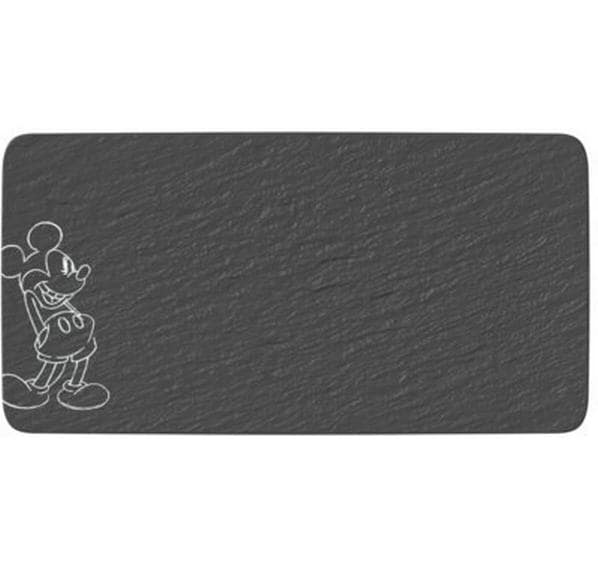Villeroy & Boch ManRock-Mickey Mouse Platte Servierplatte schwarz