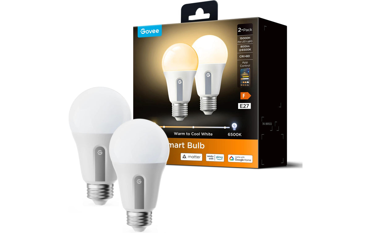 Govee Smart White Ambience E27 Bulb 2erPack, E27