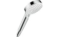 Crometta Handbrause 100 EcoSmart Weiss/Chrom