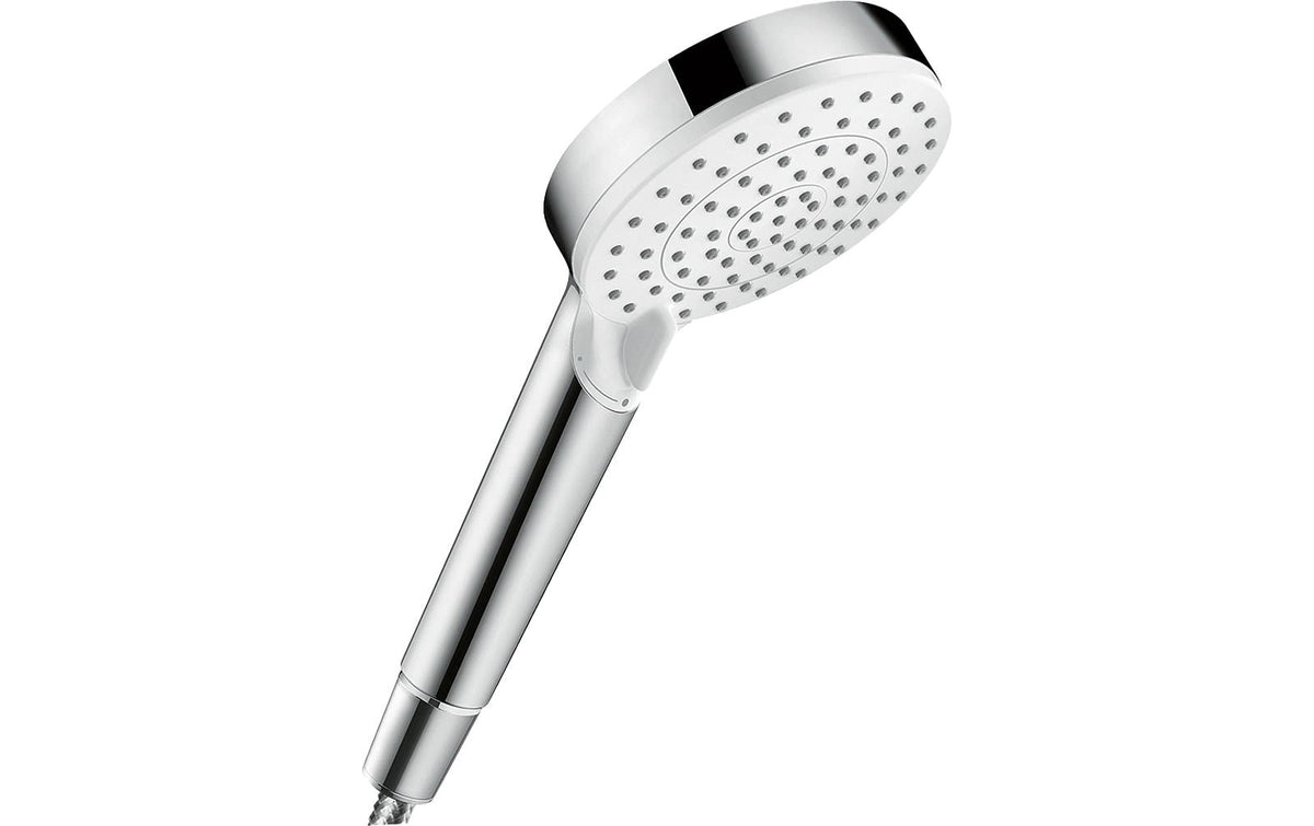 Crometta Handbrause 100 EcoSmart Weiss/Chrom