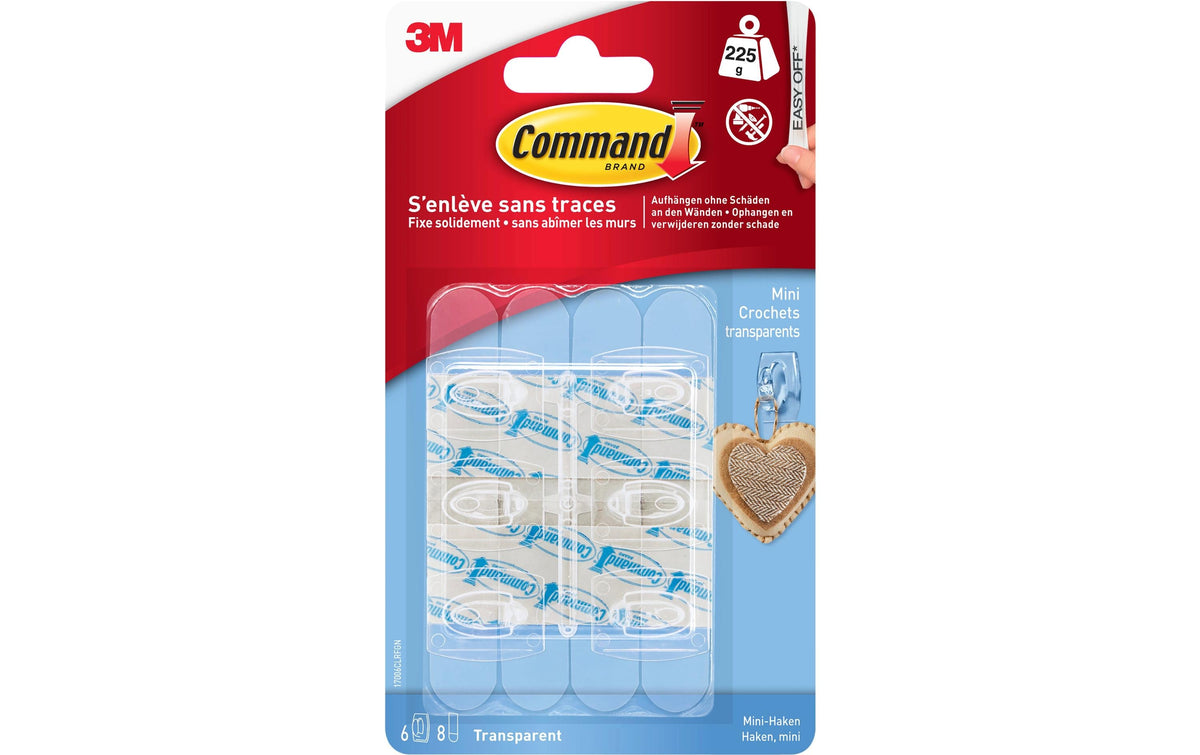 Mini-Haken 17006CLR Mit transparenten Strips