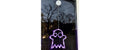 Dameco Gespenst, 13 LED mit Saugnapf 1x18.5x20cm, exkl.3xAAA Batt., ON/OFF Timer