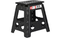 relaxdays Klapphocker faltbar XL Farbe: Schwarz