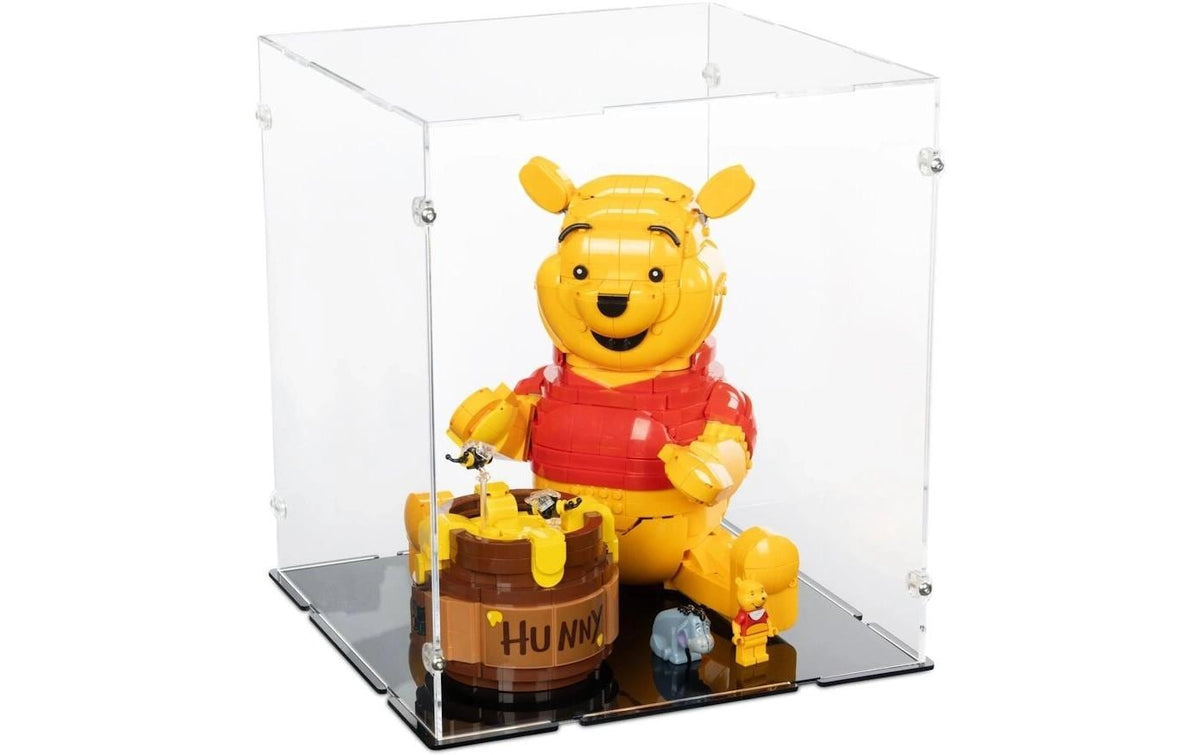 Acryl-Display LEGO 43300 Winnie Puuh Mit schwarzem Boden