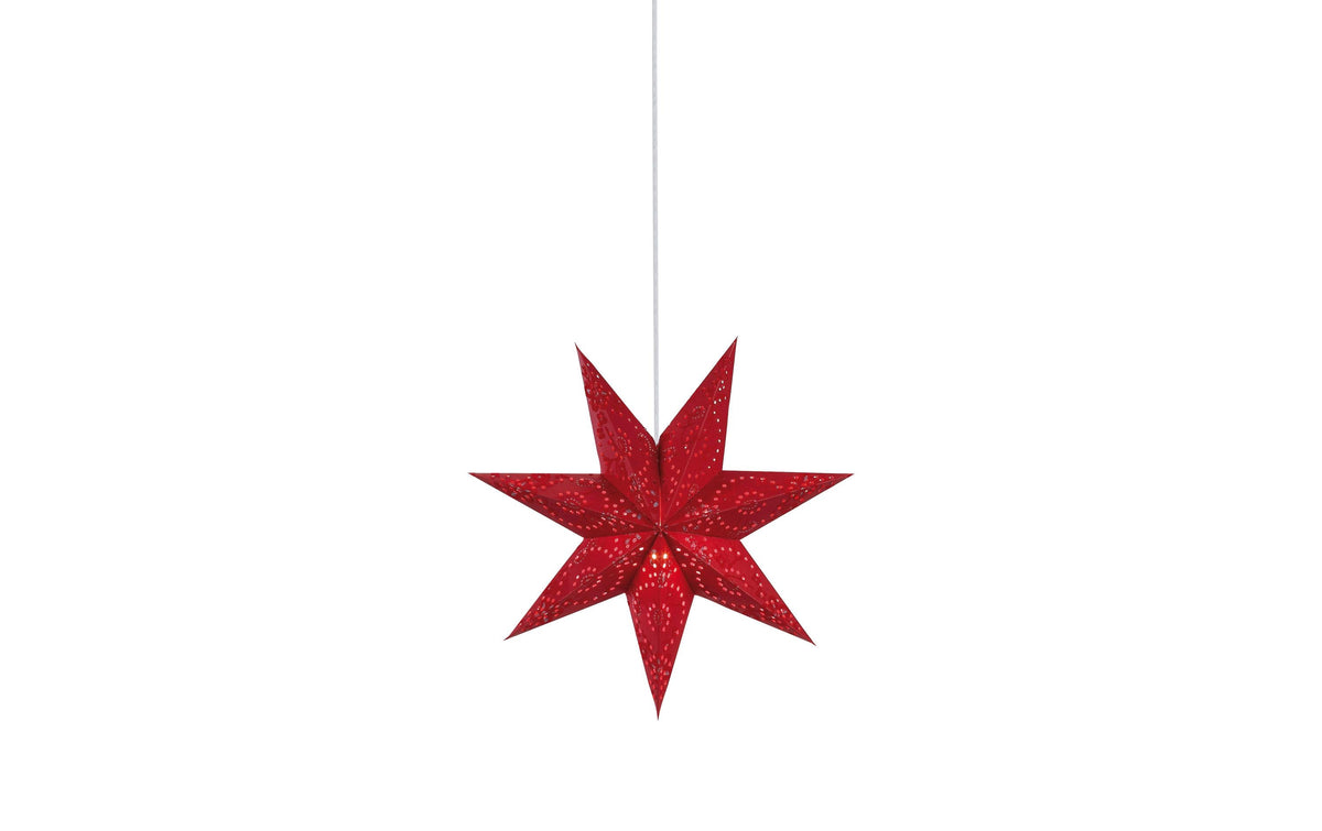 Markslöjd aratorp Star 1 Leuchtmittel, 45cm, red paper