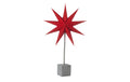 Markslöjd HÅRD Tablestar 1 Leuchtmittel, 58cm, red
